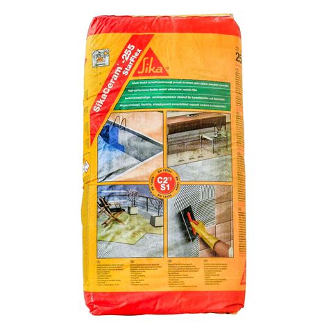 Adeziv Flexibil Placari Ceramice Interior Exterior Sika C2TES1 Gri