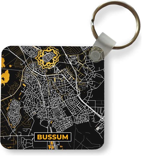 Sleutelhanger Uitdeelcadeautjes Bussum Kaart Stadskaart