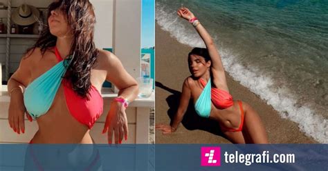 The Amazing Poses Of Armina Mevlani In A Bikini Telegrafi Telegrafi