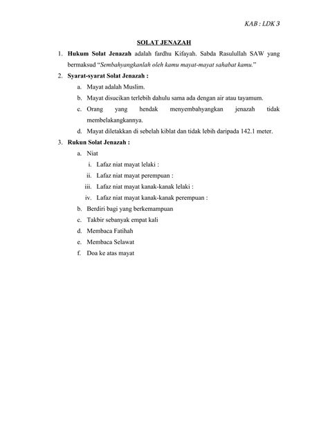 Niat Solat Jenazah 1