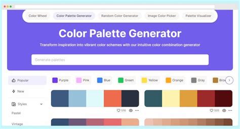 Color Palette Generator Crea Paletas De Colores En Segundos