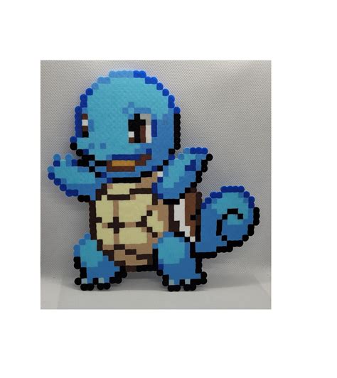 Pokemon, Squirtle, Perler Beads, Pixel Art, Pokemon Perler, Father's ...