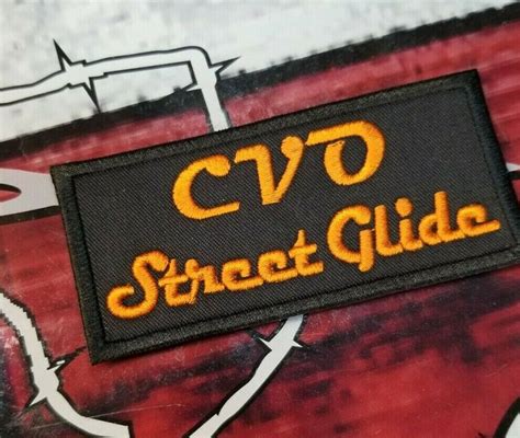 Embroidered Cvo Street Glide Patch Please Read Ad Ebay