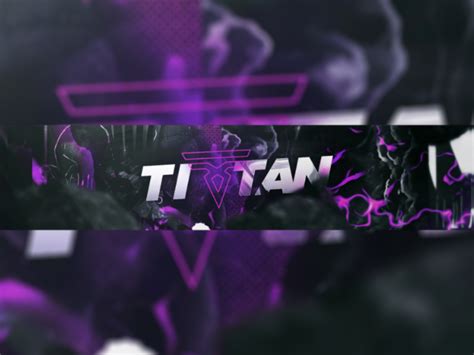 "Titan" - YouTube Banner by MXTC- Petar M. on Dribbble