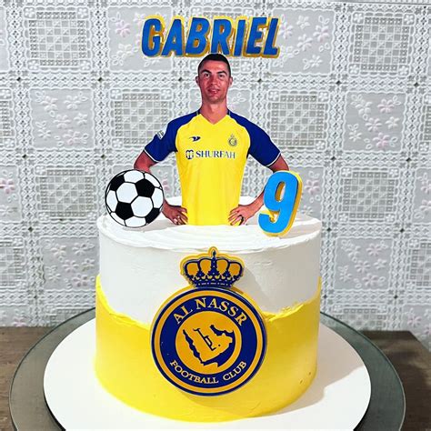 Bolo Al Nassr Cristiano Ronaldo Bolos de aniversário Festas de