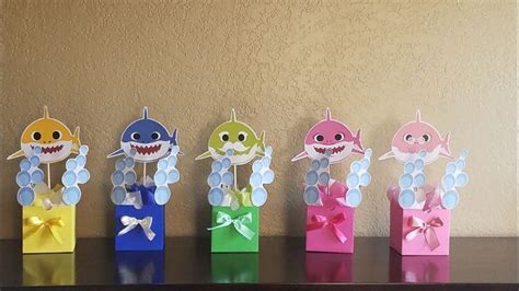 diy baby shark centerpieces Google Search Fiesta de cumpleaños