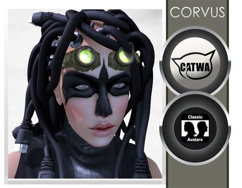 Second Life Marketplace Sg Corvus Makeup Catwa Head And Classic