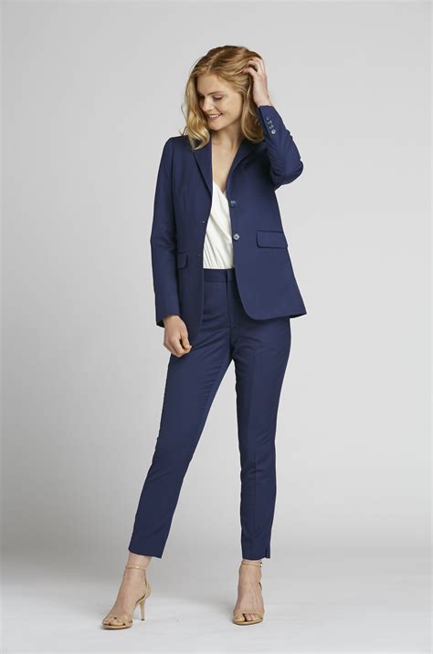 Womens Brilliant Blue Suit Jacket Weddings Bluesuit Navy Suits Navy