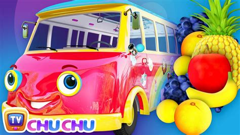 Color Song The Wheels On The Bus Chuchu Tv Nursery Rhymes