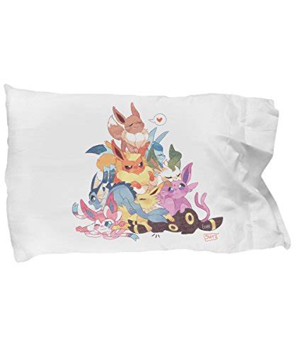 Buy EEVEE Pillow Case! Eevee Evolutions Jolteon Vaporeon Flareon ...