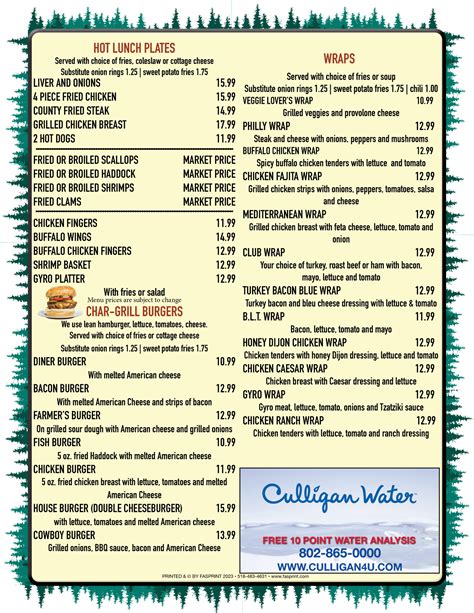 St Albans | Fasprint Menus