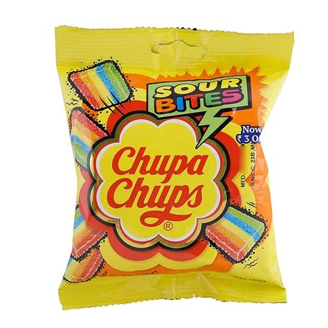 Buy Chupa Chups Sour Bites Soft And Chewy Toffee Mixed Fruit Flavour 616g Online At Desertcart Uae