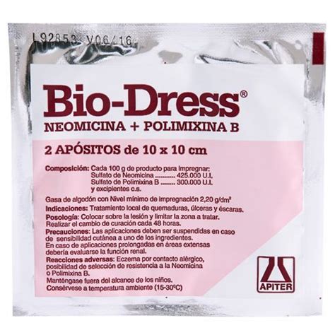 BIO DRESS APOSITO 10 CM X 10 CM X2 Farmashop