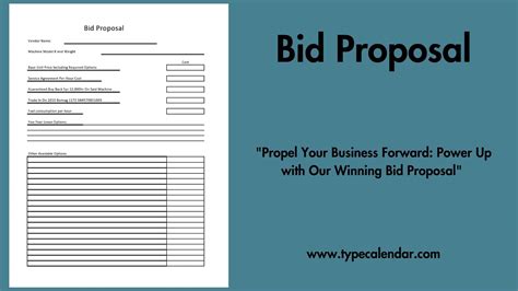 Free Printable Request For Proposal Templates Word Pdf Off