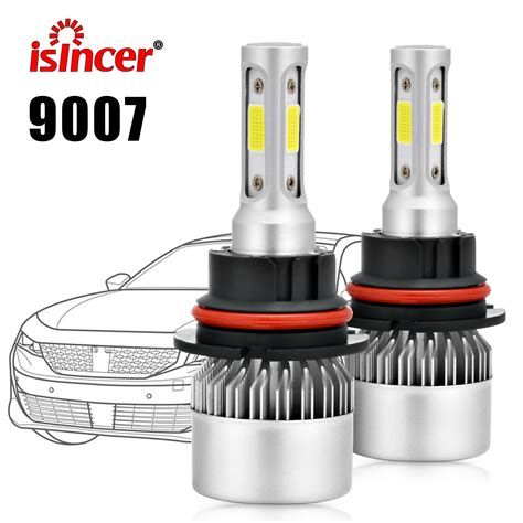 9007 Hb5 Cree Led Headlight Kit 400w 20000lm High Low Beam Combo Bulbs