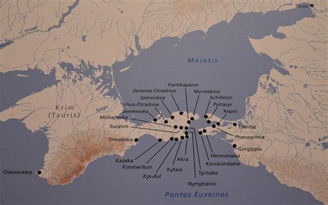 Ancient Greek Colonies Along The North Coast Of The Black Sea Tauris