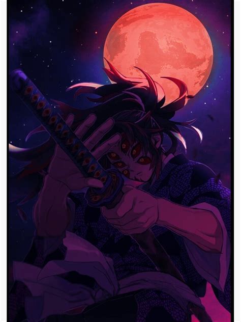 "Upper moon 1 kokushibo" Poster for Sale by Jo-on | Redbubble