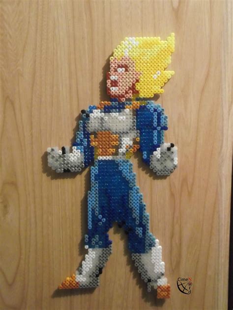 Vegeta Perler Beads Perler Beads Pixel Art Perler Bead Art