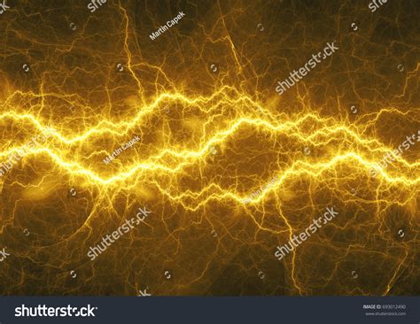 black sky gold lightning fantasy images stock  vectors