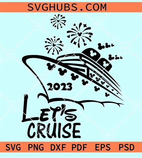 Disney Cruise SVG, Disney Mickey cruise SVG, Disney vacation SVG