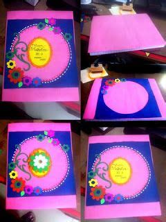 Art ,Craft ideas and bulletin boards for elementary schools: folder design | Folder cover design ...