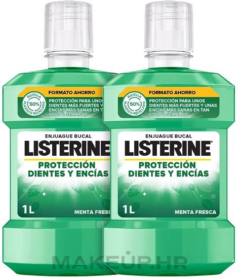 Listerine Protection Mouthwash Set Vodica Za Ispiranje Usta Makeup Hr