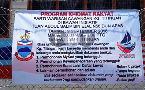 Warisan Rubbishes Yet Another Claim It Is Giving Immigrants Citizenship