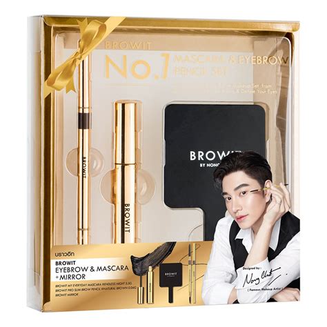 Browit นัมเบอร์วันมาสคาร่าแอนด์อายบราวเพนซิลเซ็ท 5 5g 0 06g บราวอิท ไลฟ์สไตล์ หมวดหมู่สินค้า