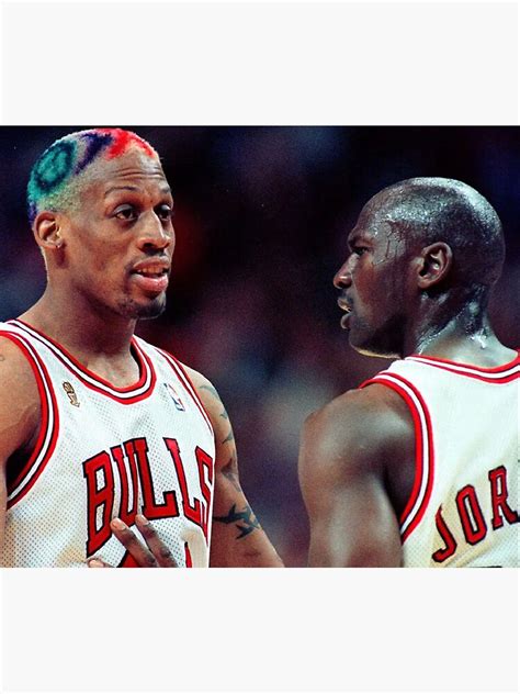 Dennis Rodman Fan Art Merch Sticker For Sale By Shotbymondo Redbubble