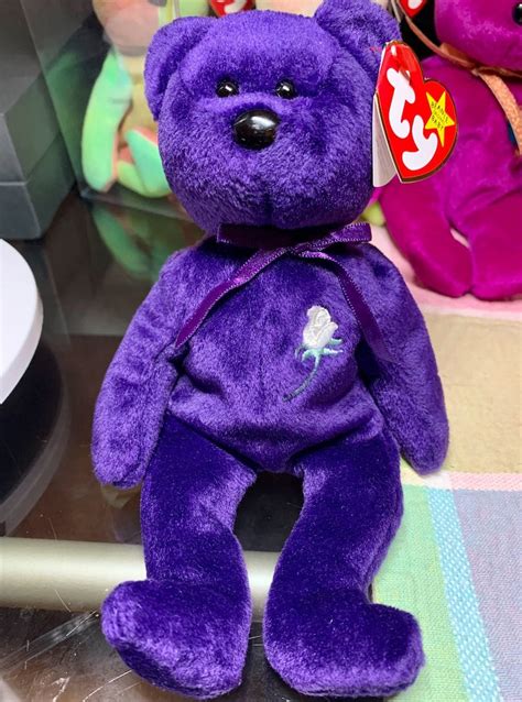 Ty Princess Diana Beanie Baby Bear Very Rare Retired Errors Mint