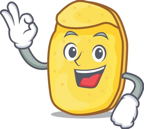 Cartoon Potato Chips Character Royalty Free Vector Image