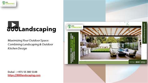 Ppt Maximizing Your Outdoor Space Combine Landscaping And Outdoor Kitchen Powerpoint