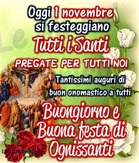 Novembre Ognissanti Auguri Di Buon Onomastico Buon Onomastico