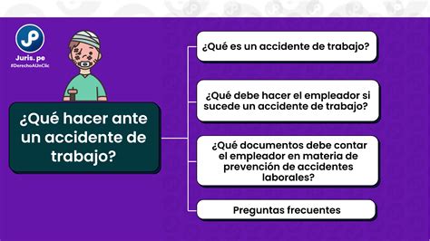 Qué hacer ante un accidente de trabajo Juris pe