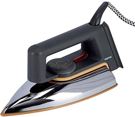 Сухой утюг Geepas 1200 Вт, антипригарное покрытие, регулируемый ...
