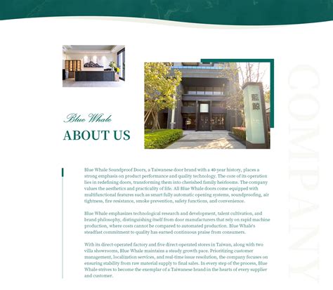 Company Overview - BLUE WHALE INTERNATIONAL TECHNOLOGY CO., LTD.