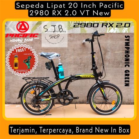 Jual Sepeda Lipat 20 Inch PACIFIC 2980 RX 2 0 VT New Hi Ten Steel 7