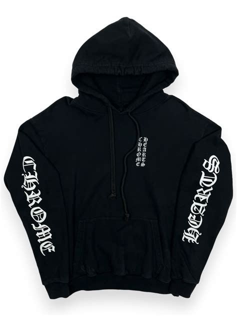 Chrome Hearts Black Logo Hoodie