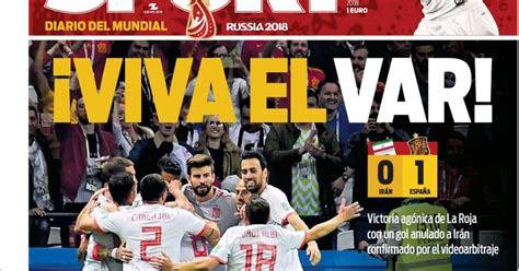 Sport España Jueves 21 De Junio De 2018 Infobae