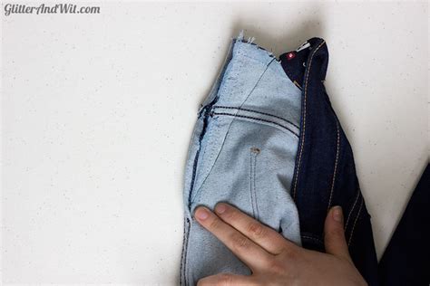 How To Take In A Jeans Waist The Sewing Rabbit