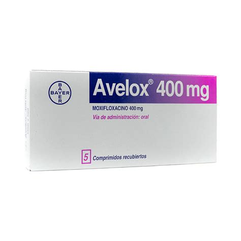 Avelox Comprimidos 400 Mg Farmacia Pasteur Medicamentos Y Cuidado