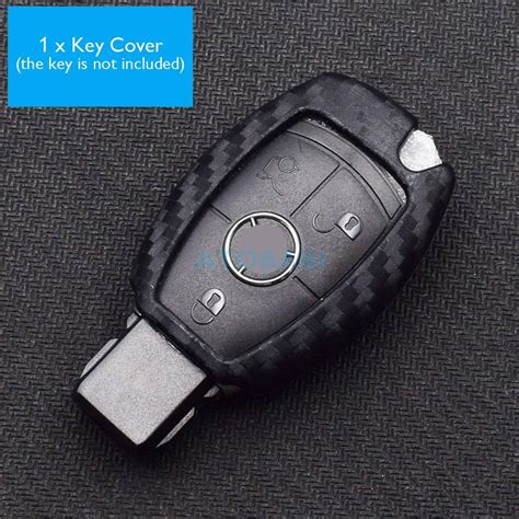 Generic Atobabi Carbon Fiber Pattern Silicone Car Key Case Keychain For