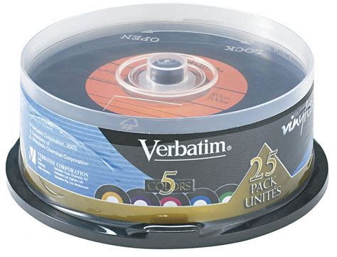 VERBATIM CD-R Disc, 700 MB Capacity, 52x Speed - 14F820|VER94488 - Grainger