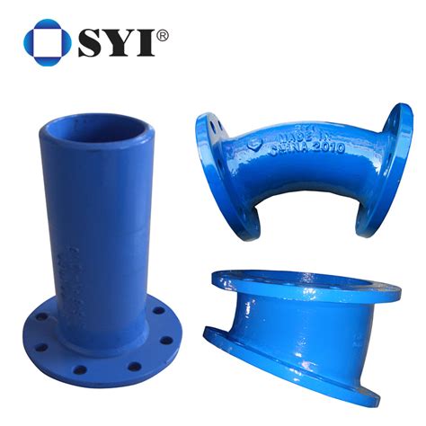 Syi Pipeline Products Cement Lined Pn10 Pn16 Pn25 Cement Lined Di Flanged Pipe Fittings China