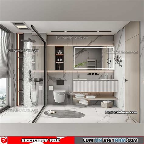 23012023 Bathroom Sketchup Interior Model