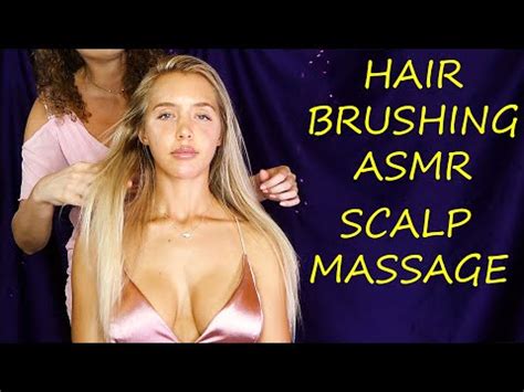 ASMR Scalp Massage Close Whispers Sleepy Spa Hair Play For Sleep