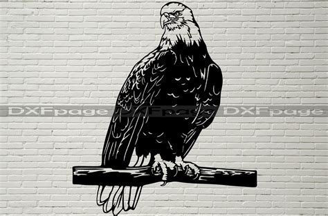 Eagle Cut File Eagle Silhouette Dxf SVG for Cricut American | Etsy