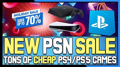 New Psn Holiday Sale Live Right Now Great Ps4 And Ps5 Game Deals Youtube