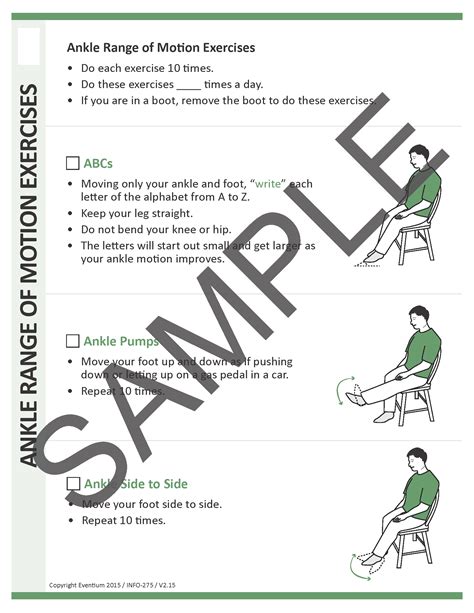 Ankle ROM Exercises - Eventium