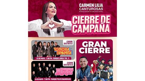 Invita Carmen Lilia Canturosas A Cierre De Campa A En El Distrito Uno